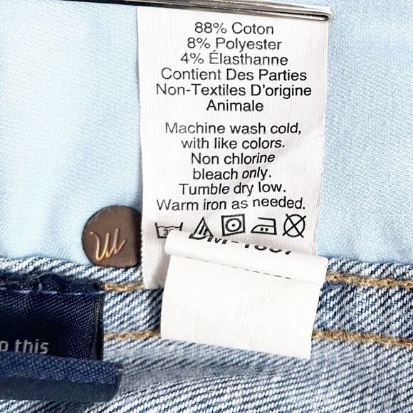 Madewell Slim Straight Jeans: Knee-Rip Edition in Forster Wash Size 27 Tall | 4T - Picture 12 of 14